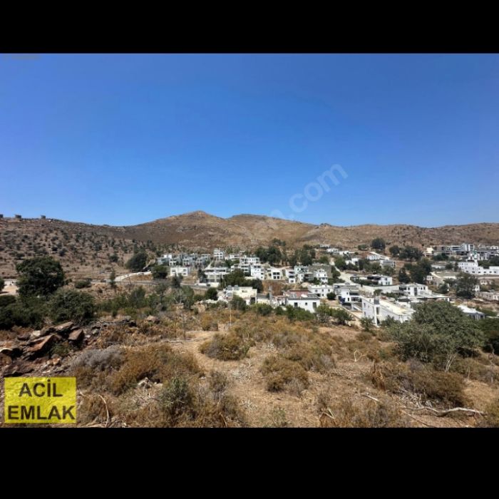 BODRUM EKSİMETTE 2500 MT İMARLI SATILIK ARSA